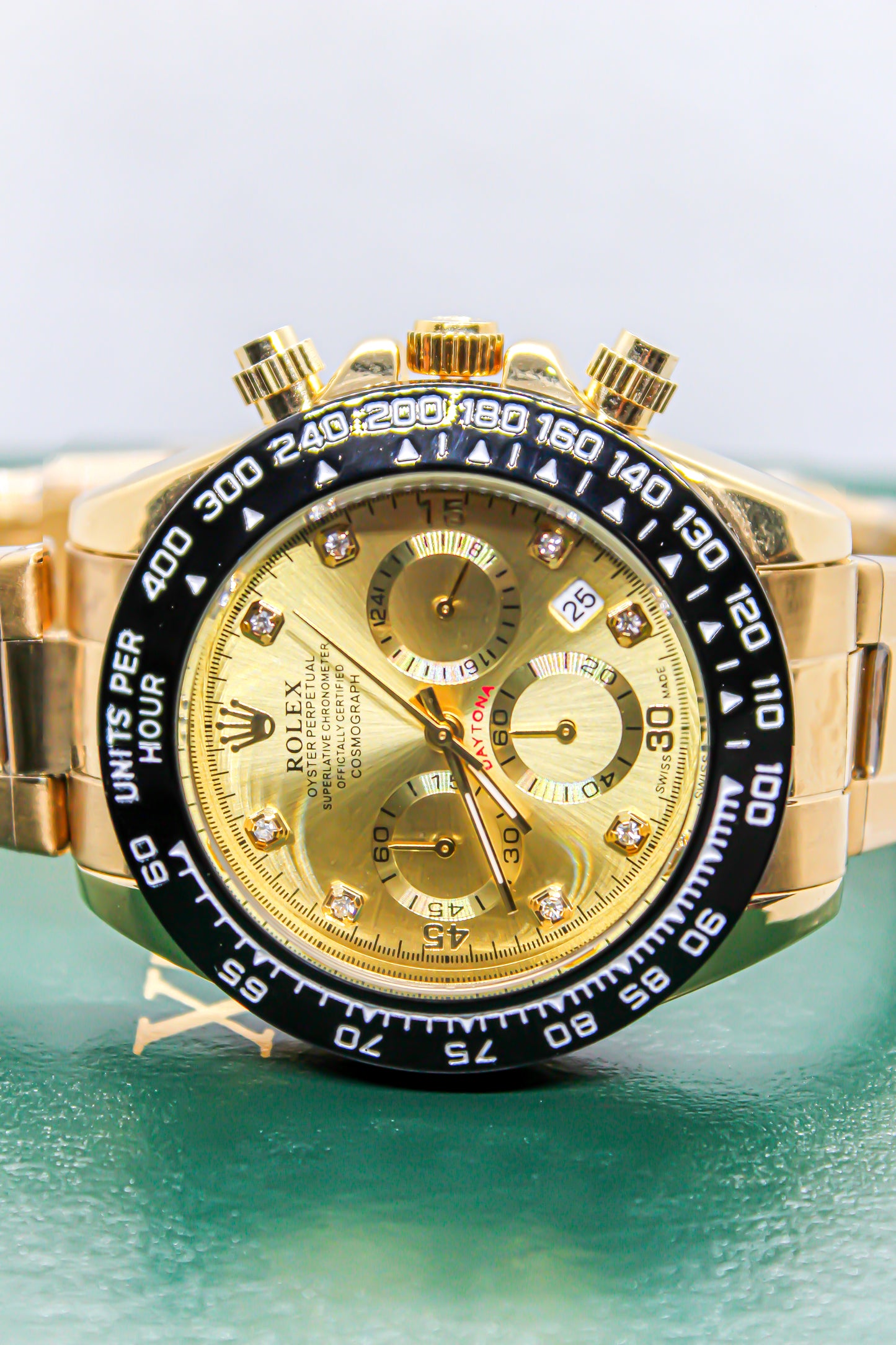 Premium RLX Gold Dial Daytona Chronograph Dial watch