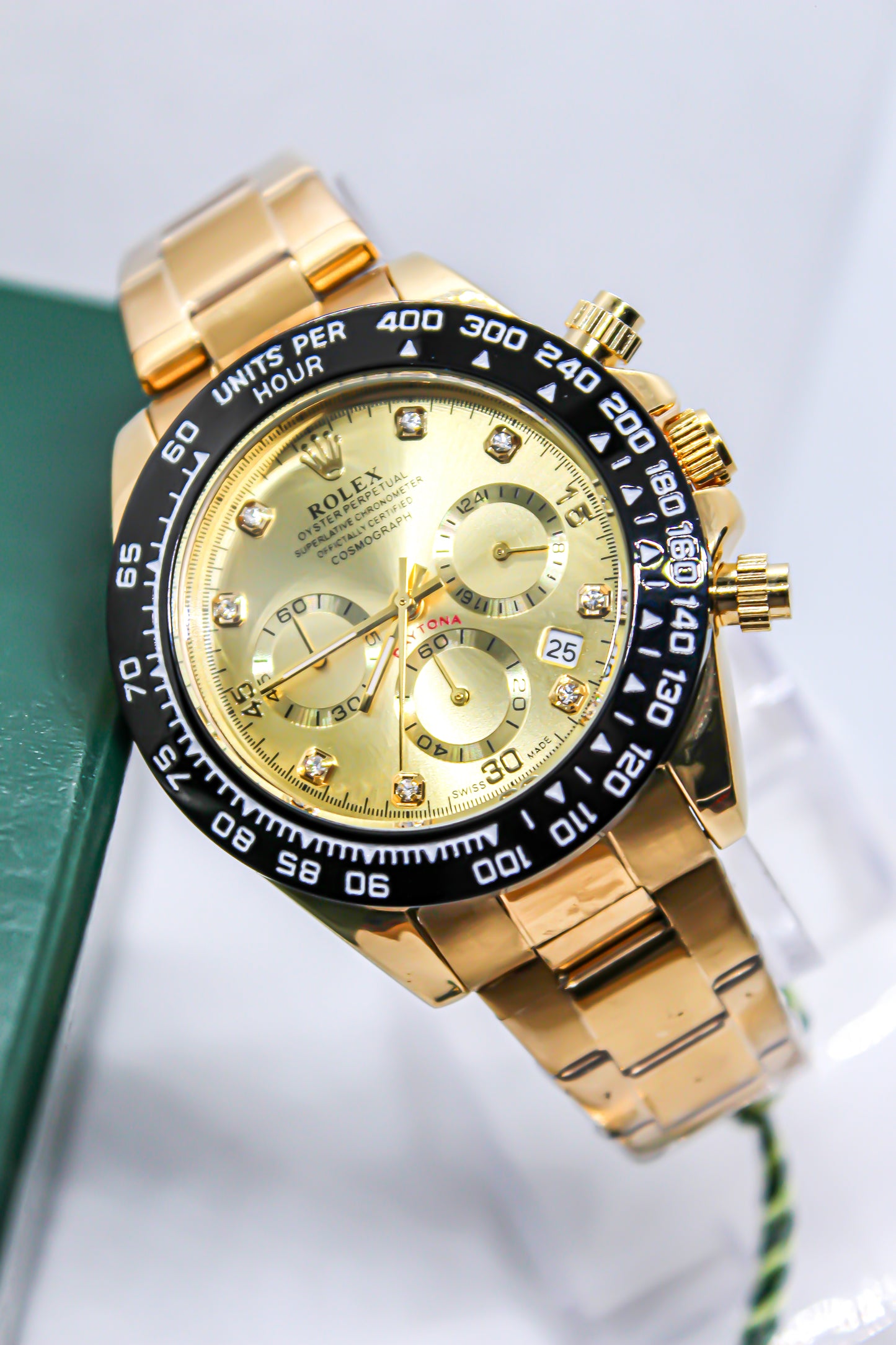 Premium RLX Gold Dial Daytona Chronograph Dial watch