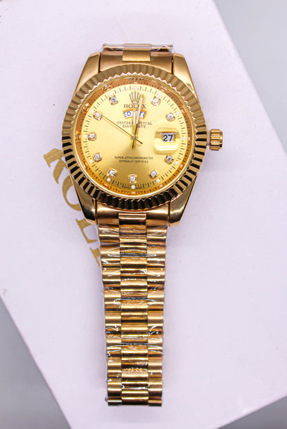 Premium RLX Day-Date Gold Watch