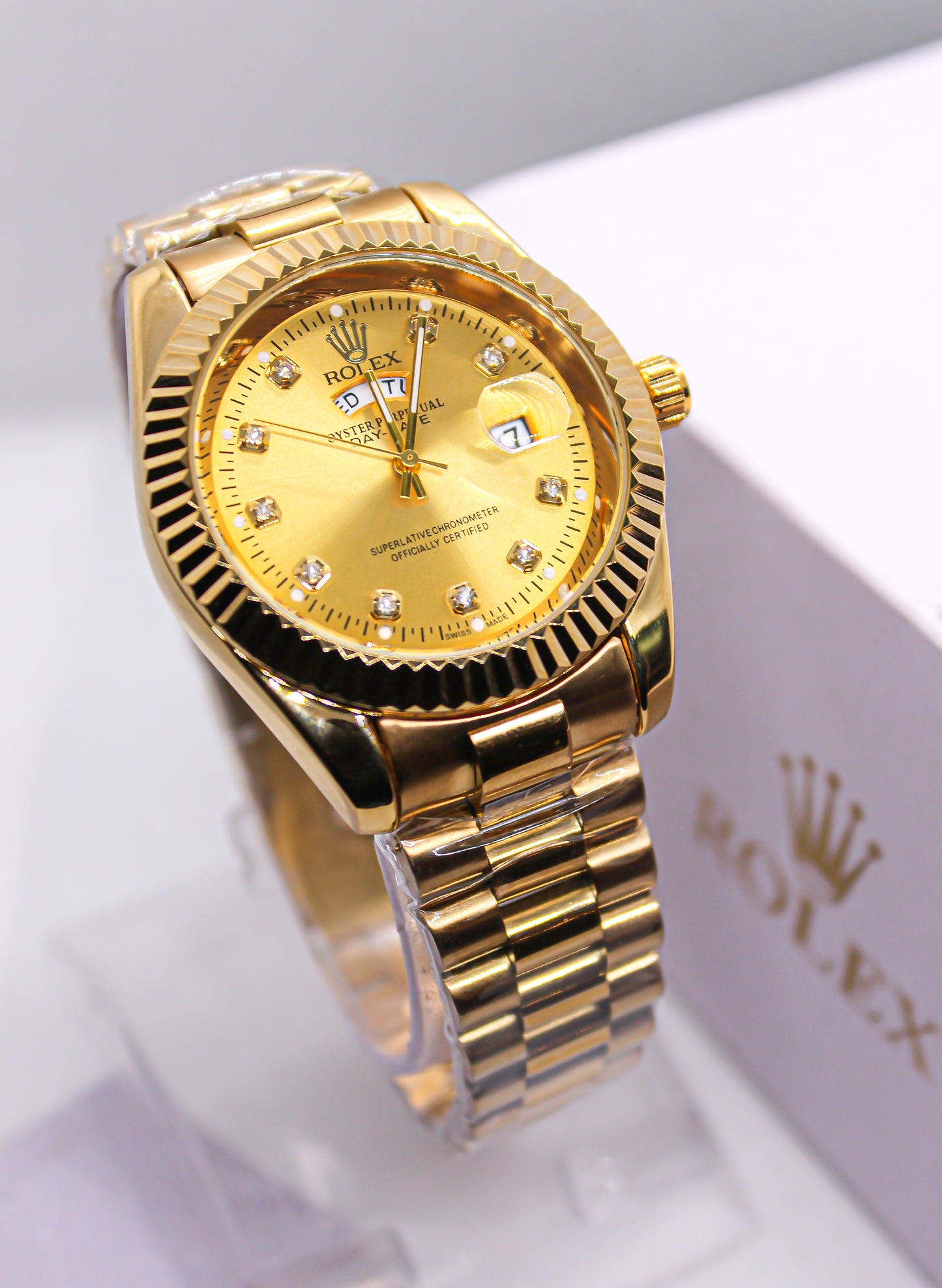 Premium RLX Day-Date Gold Watch