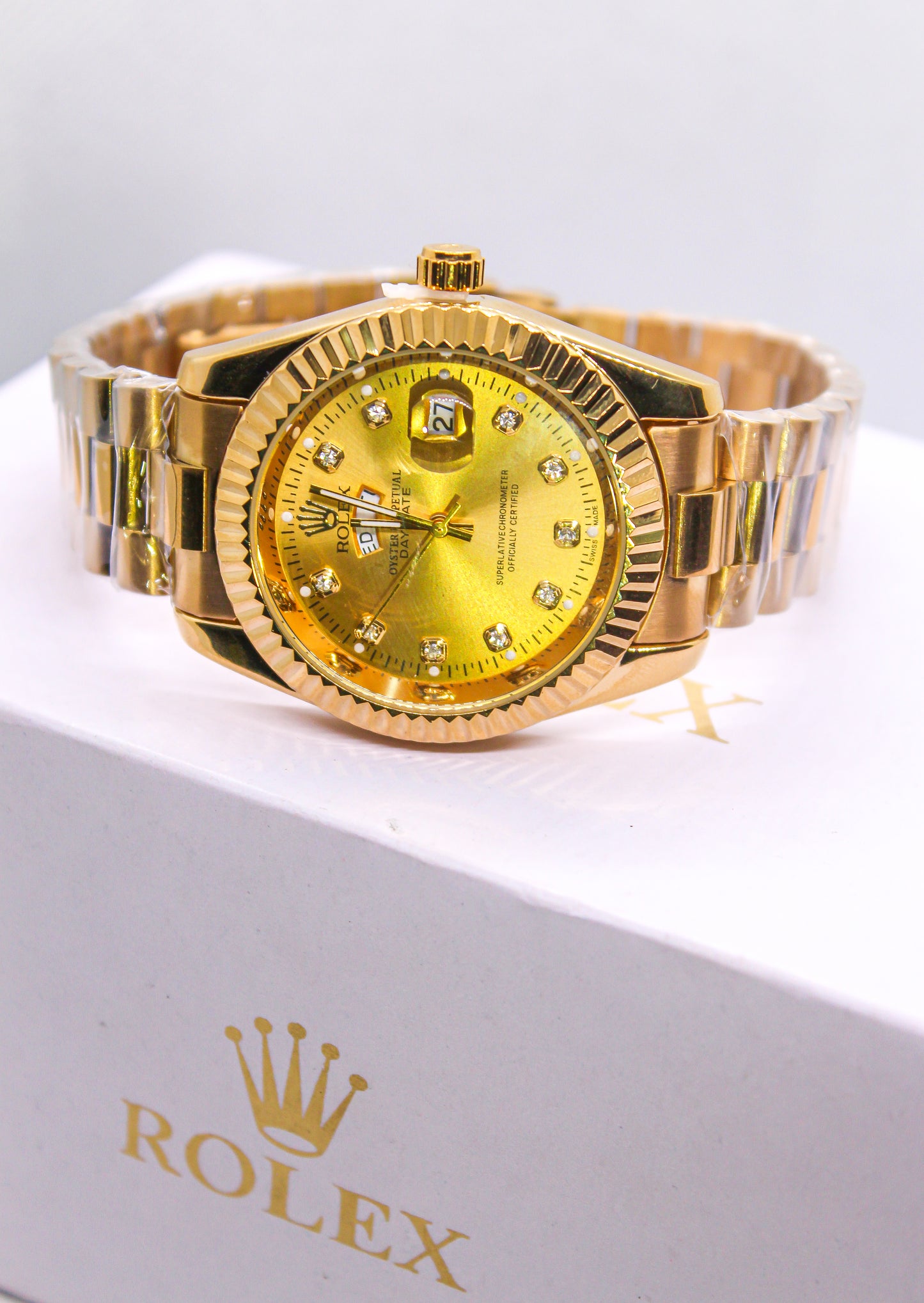 Premium RLX Day-Date Gold Watch