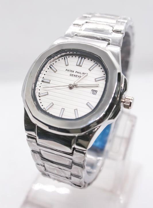 Patek Phillips Nautilus white Dial