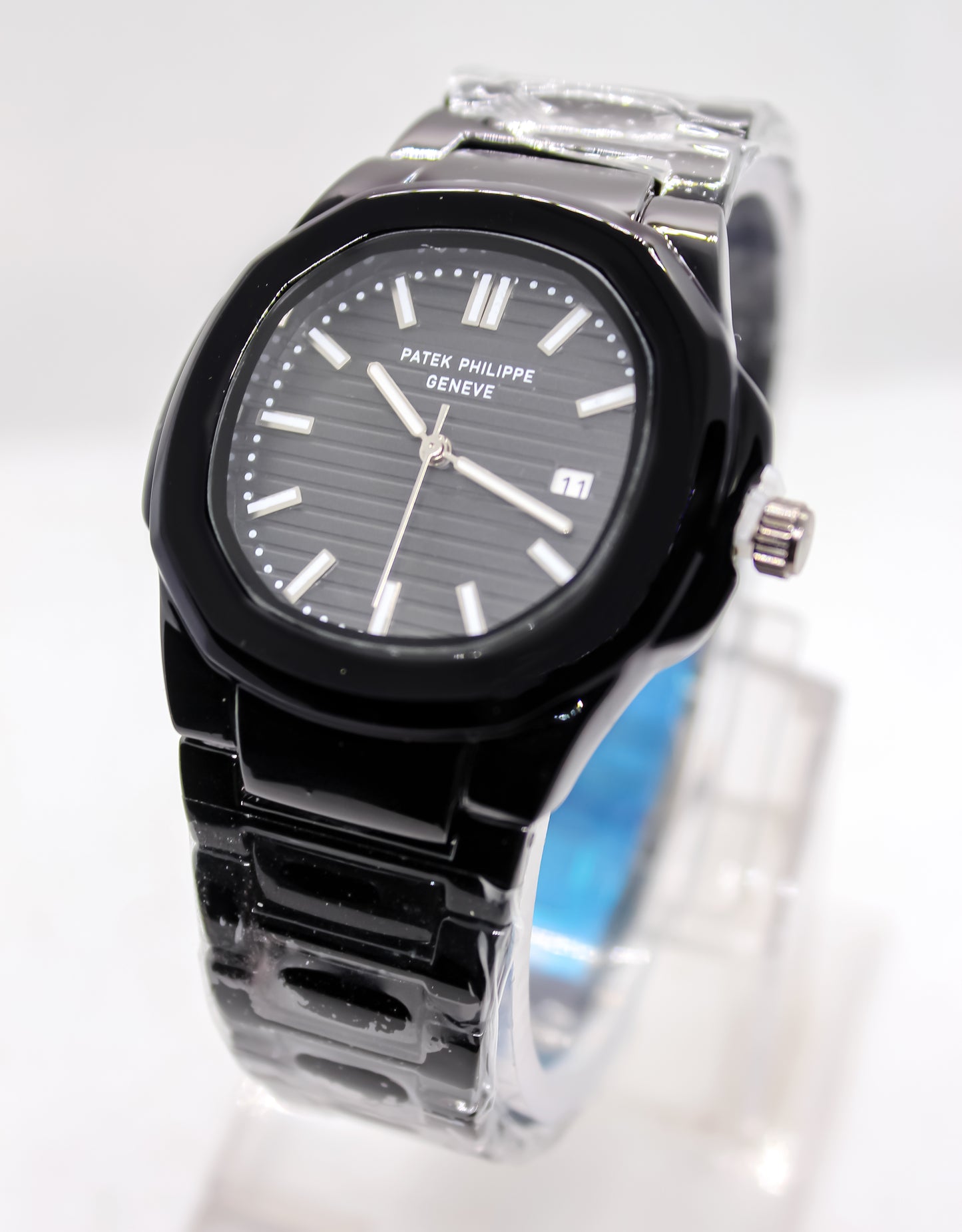 Patek Phillips Nautilus black watch