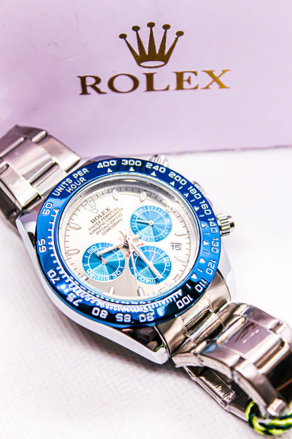 Premium RLX Blue Daytona Chronograph watch