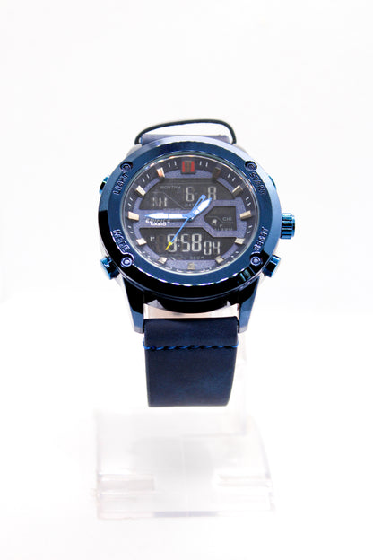 EDIFICE CASIO All Blue Dual Time Watch