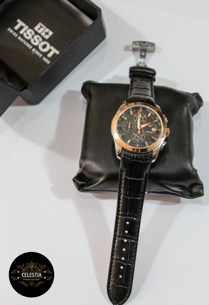 Premium Chronograph Date Watch (Black)