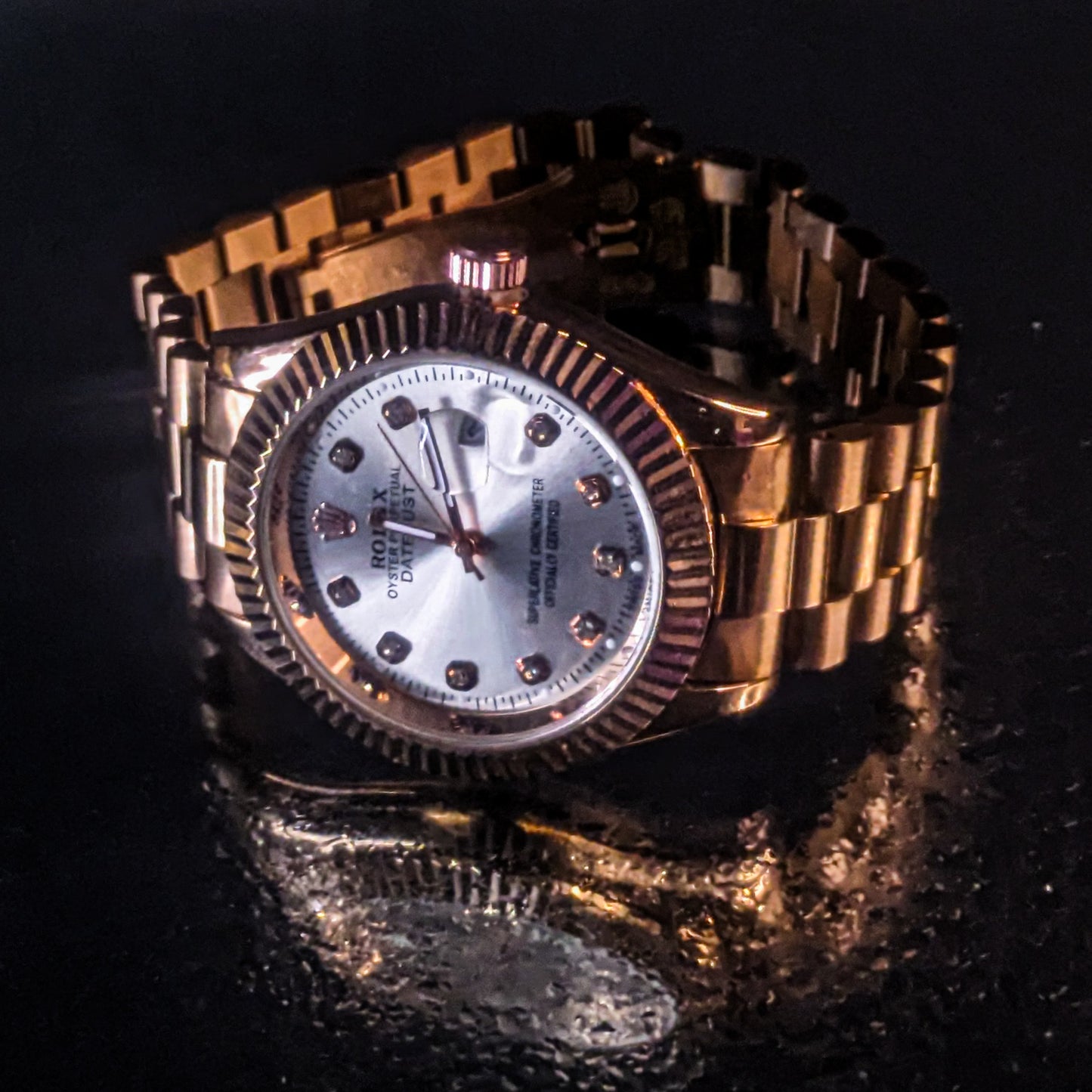 Premium RLX Rose Gold Watch