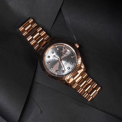 Premium RLX Rose Gold Watch