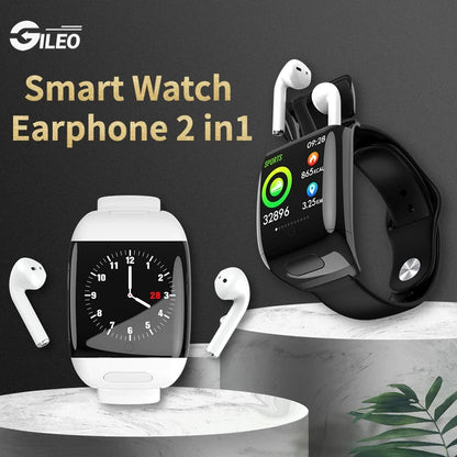 Gileo Smart watch Earphone 2 in 1