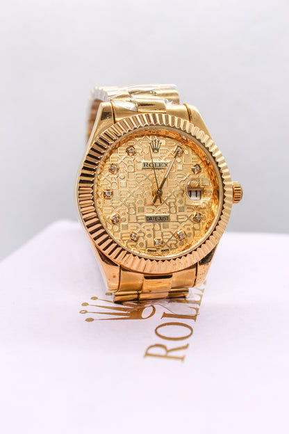 Premium RLX Automatic Gold Watch