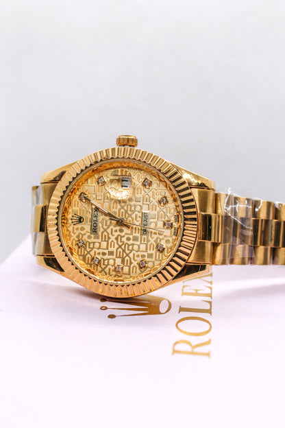 Premium RLX Automatic Gold Watch