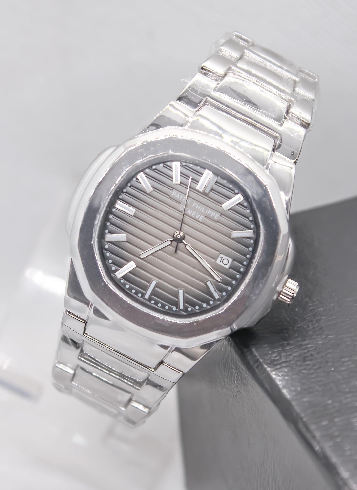 Patek Phillips Nautilus black dial