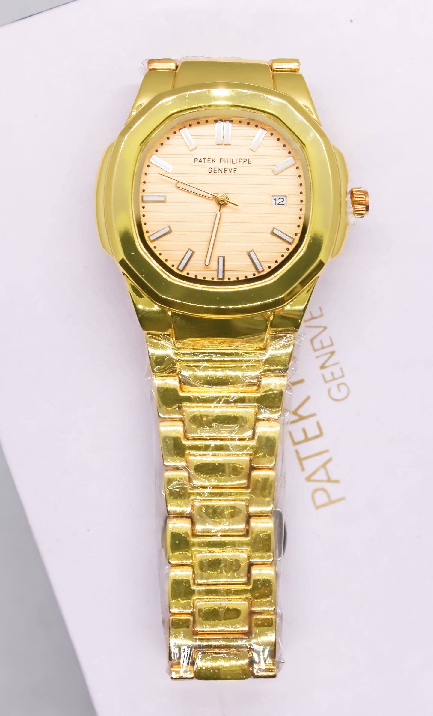 Patek Phillips Nautilus Gold Watch