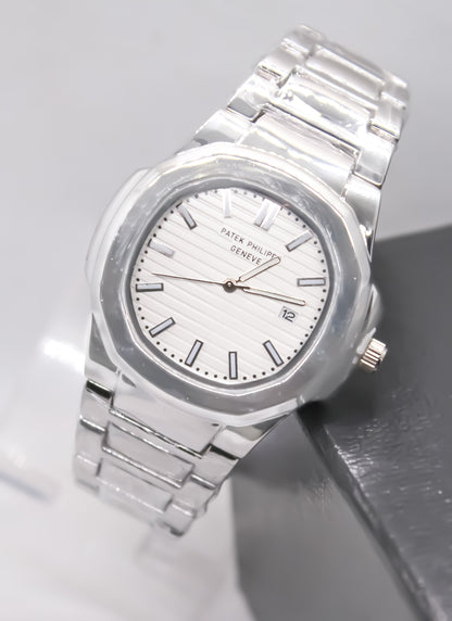 Patek Phillips Nautilus white Dial