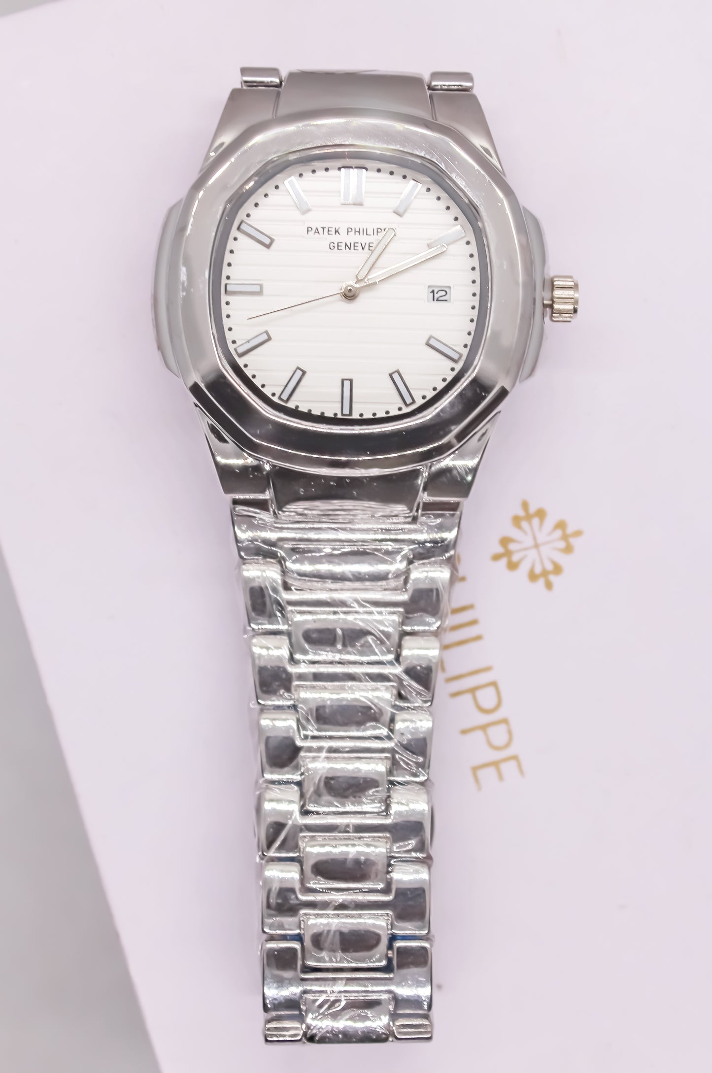 Patek Phillips Nautilus white Dial