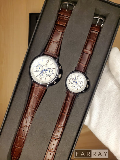 Premium Box Couple Watch