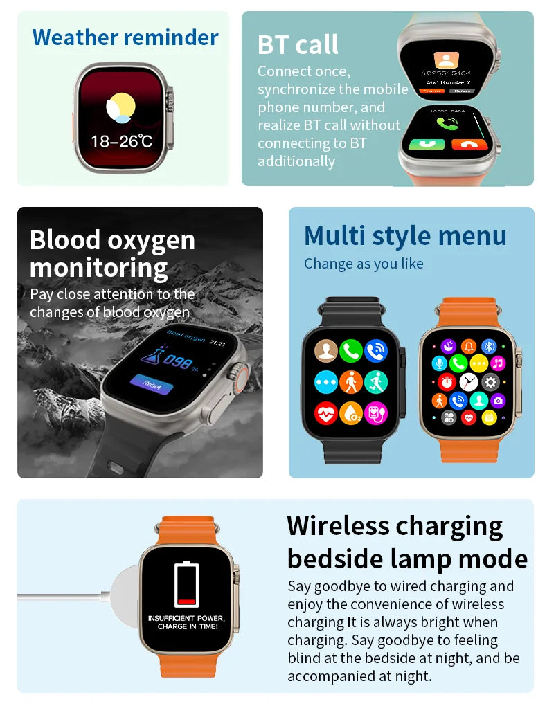 Smart Watch T800 ultra series 8